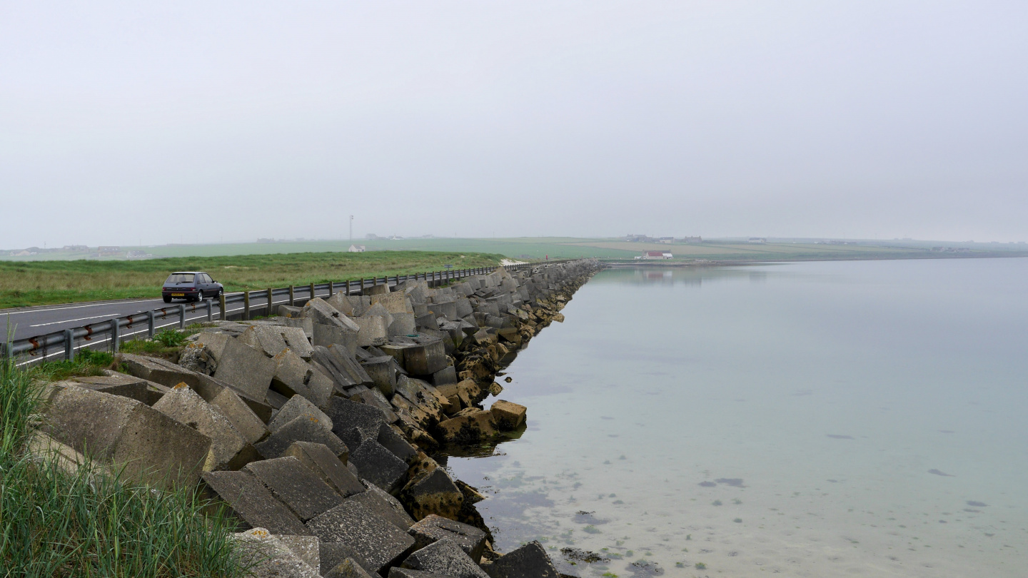 Churchill barriers in Orkney