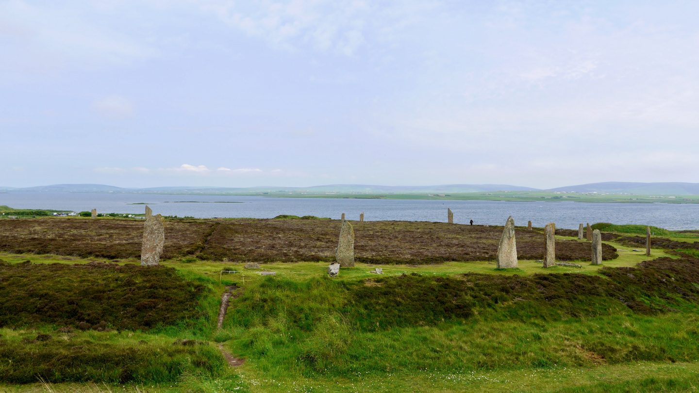 The Ring of Brodgar on the Mainland of Orkney