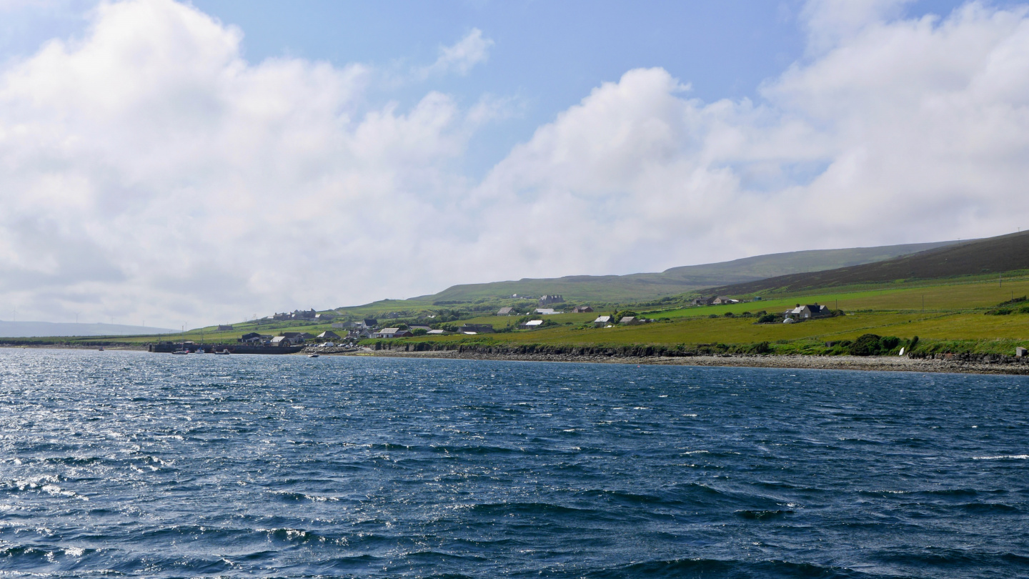 The island of Rousay in Orkney