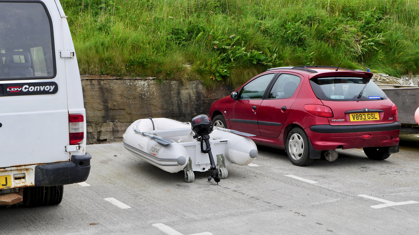 Pikku Suwena parked on the island of Rousay