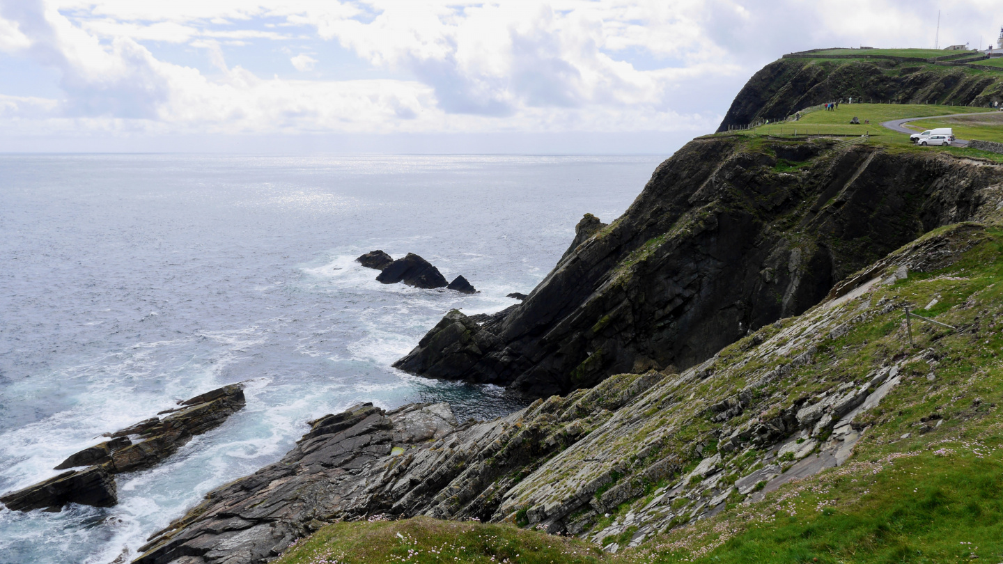 Cliffs at Sumburgh Head in Shetland