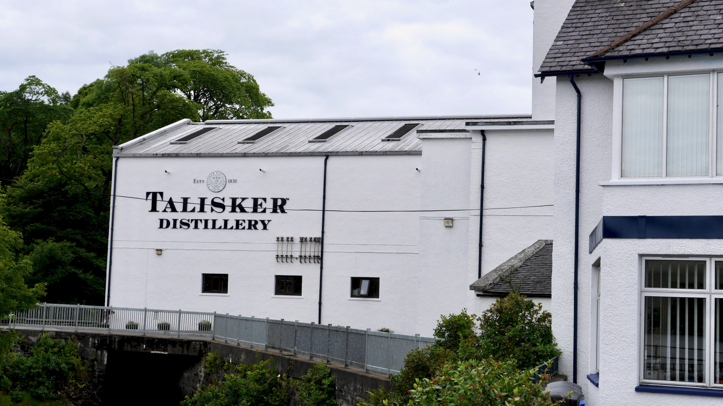 The distillery of Talisker on the Isle of Skye