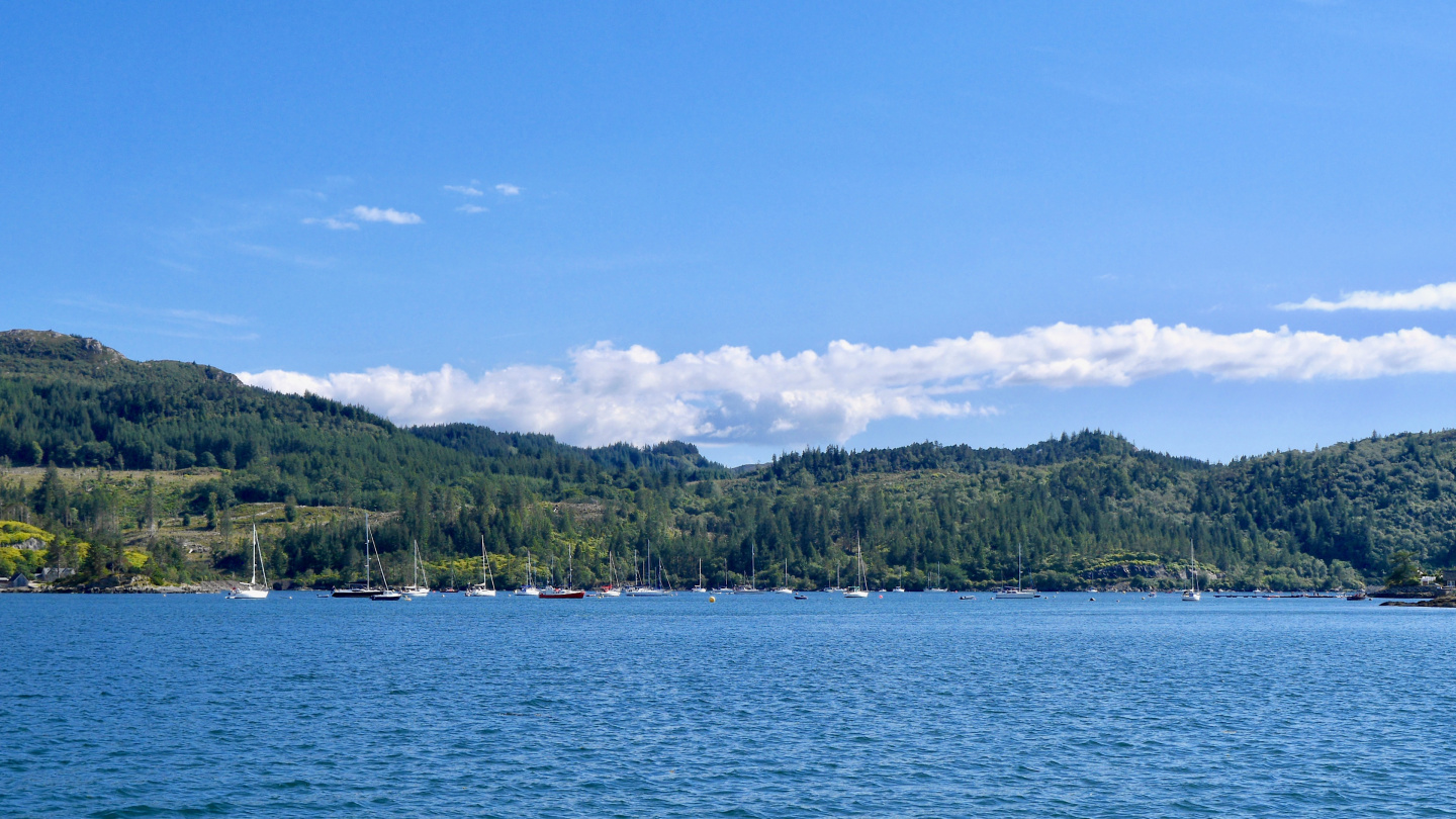 The anchorage of Plockton