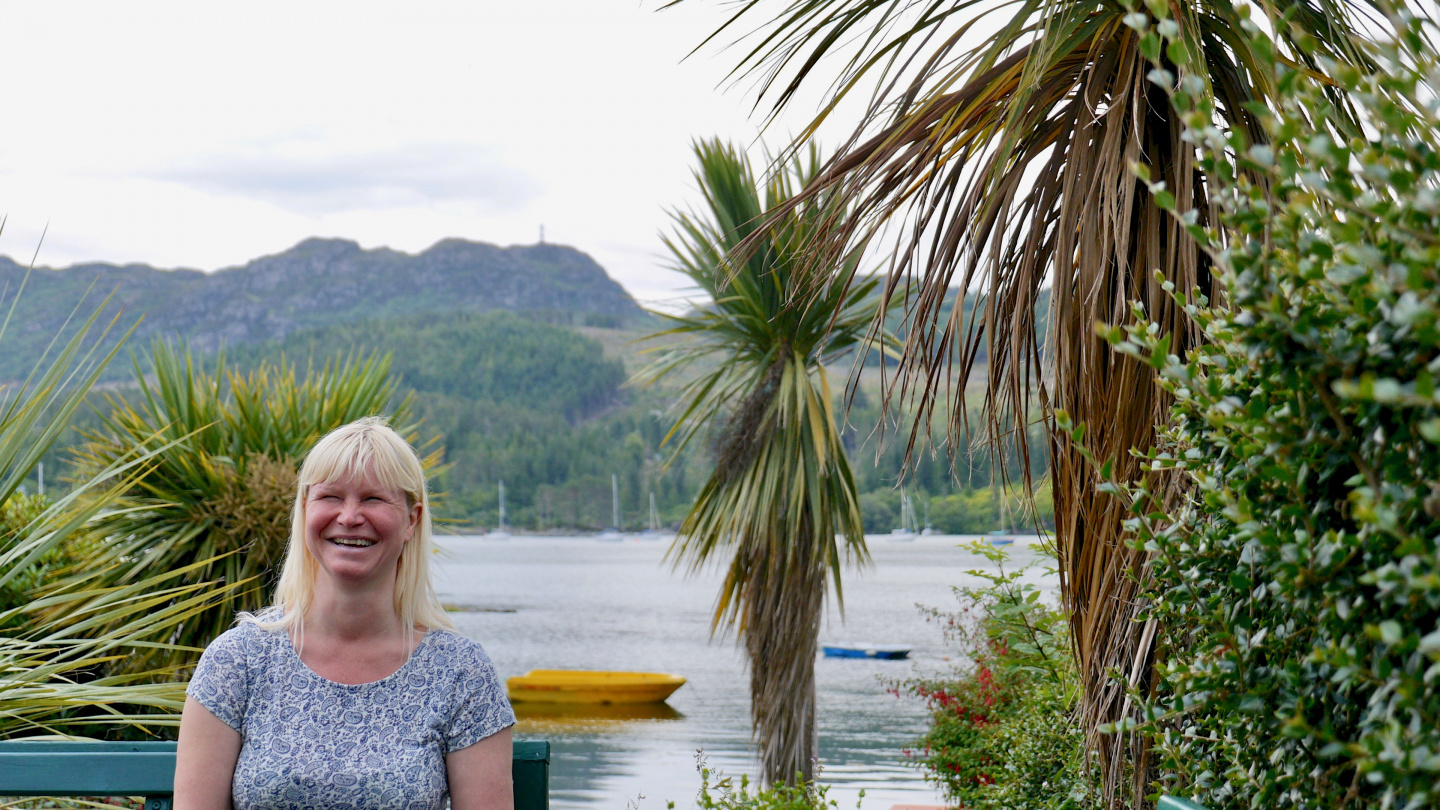 Eve in Plockton in Scotland