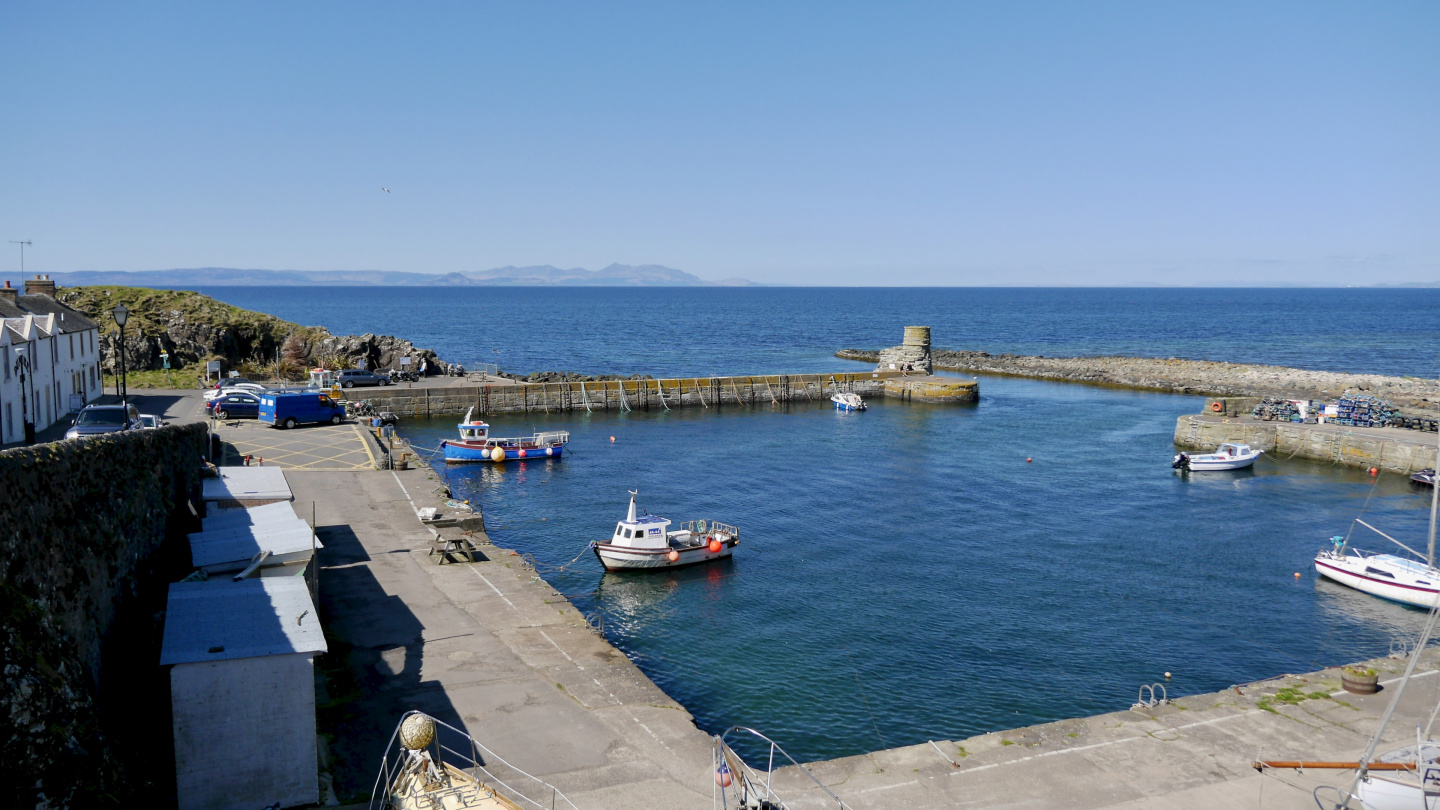 Lunch at Dunure harbour