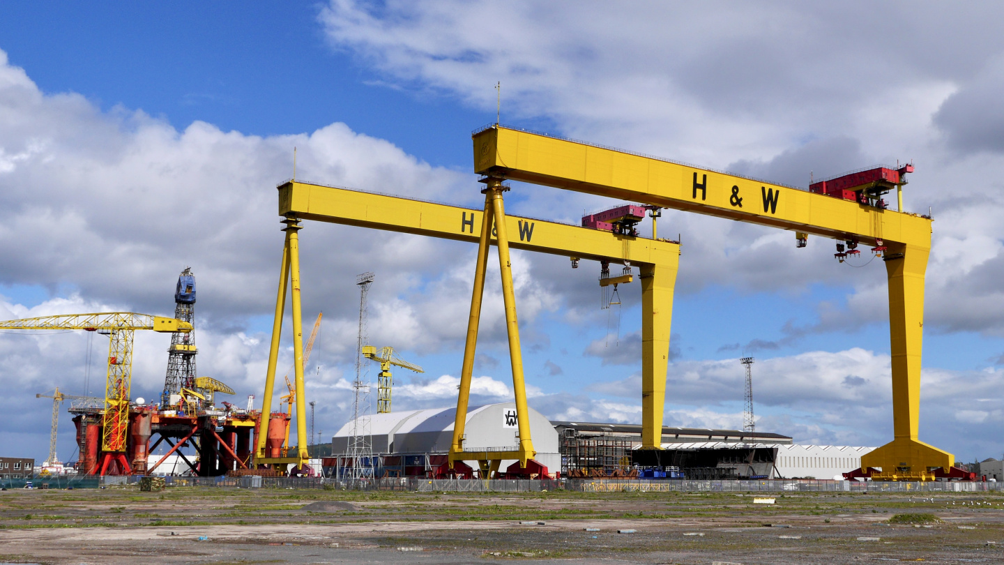 Samson ja Goliath nosturit Belfastissa