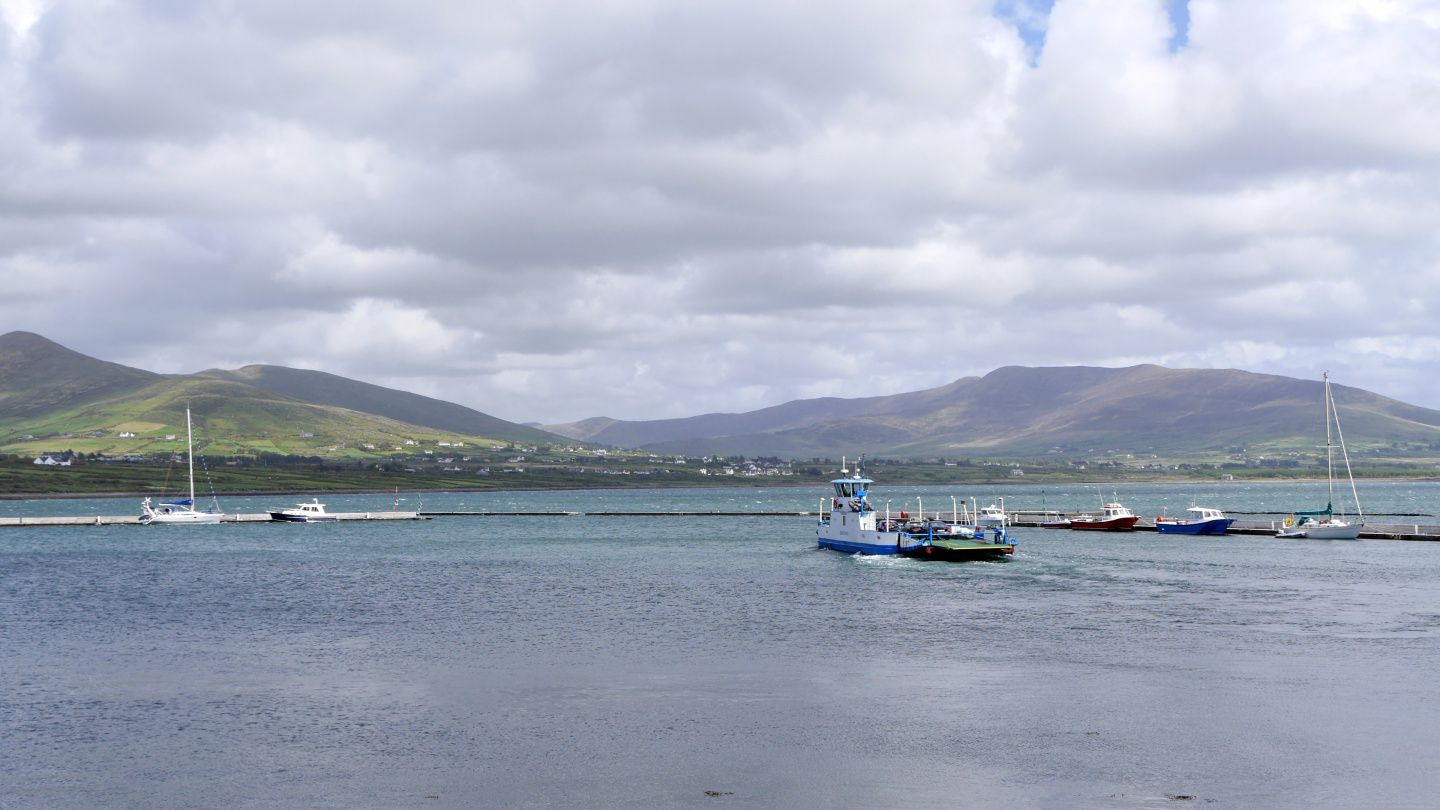 Ferry to the Valentia Island in Ireland