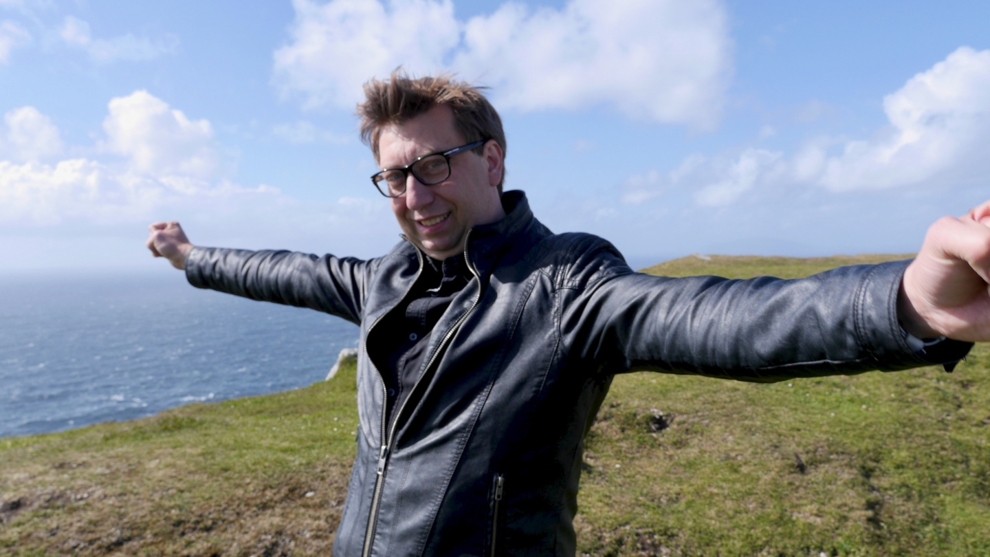 Andrus at the westernmost point of Europe in Ireland