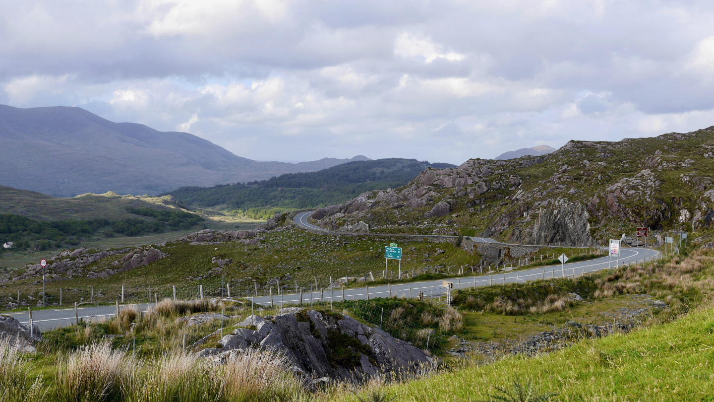 Winding roads of the Ring of Kerry have 100 km/h speed limit