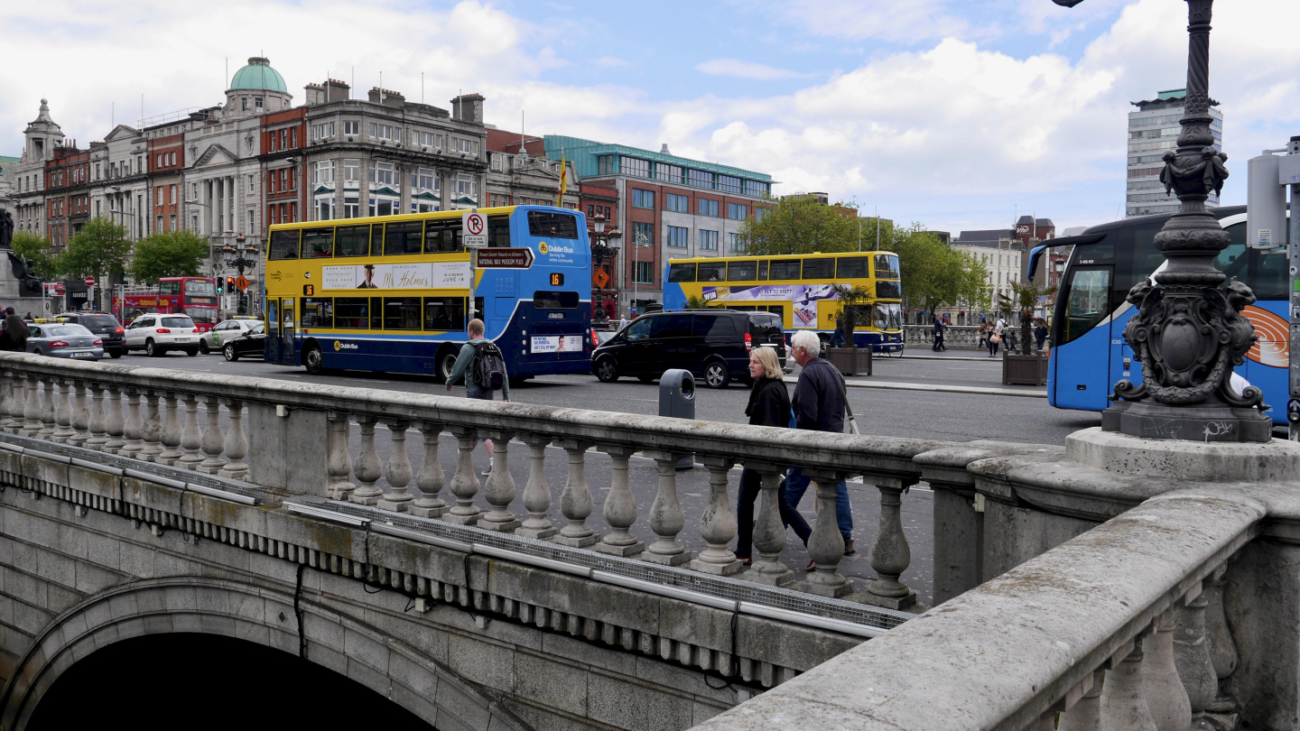 O'Connell bridge in Dublin