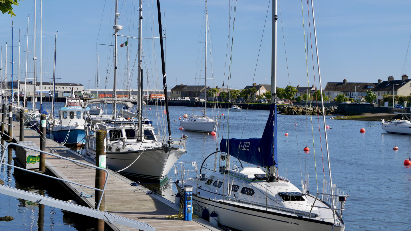 Suwena in the marina of Arklow