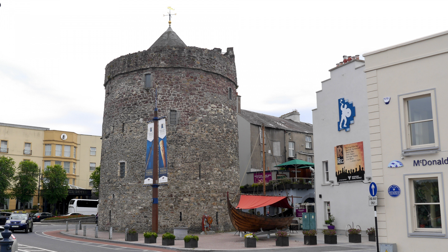 Viking era Reginald's Tower in Waterford, Ireland