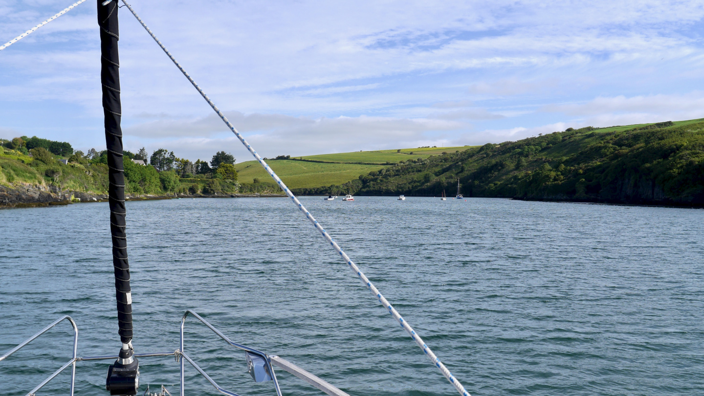 Suwena anchored on Sandycove in Ireland