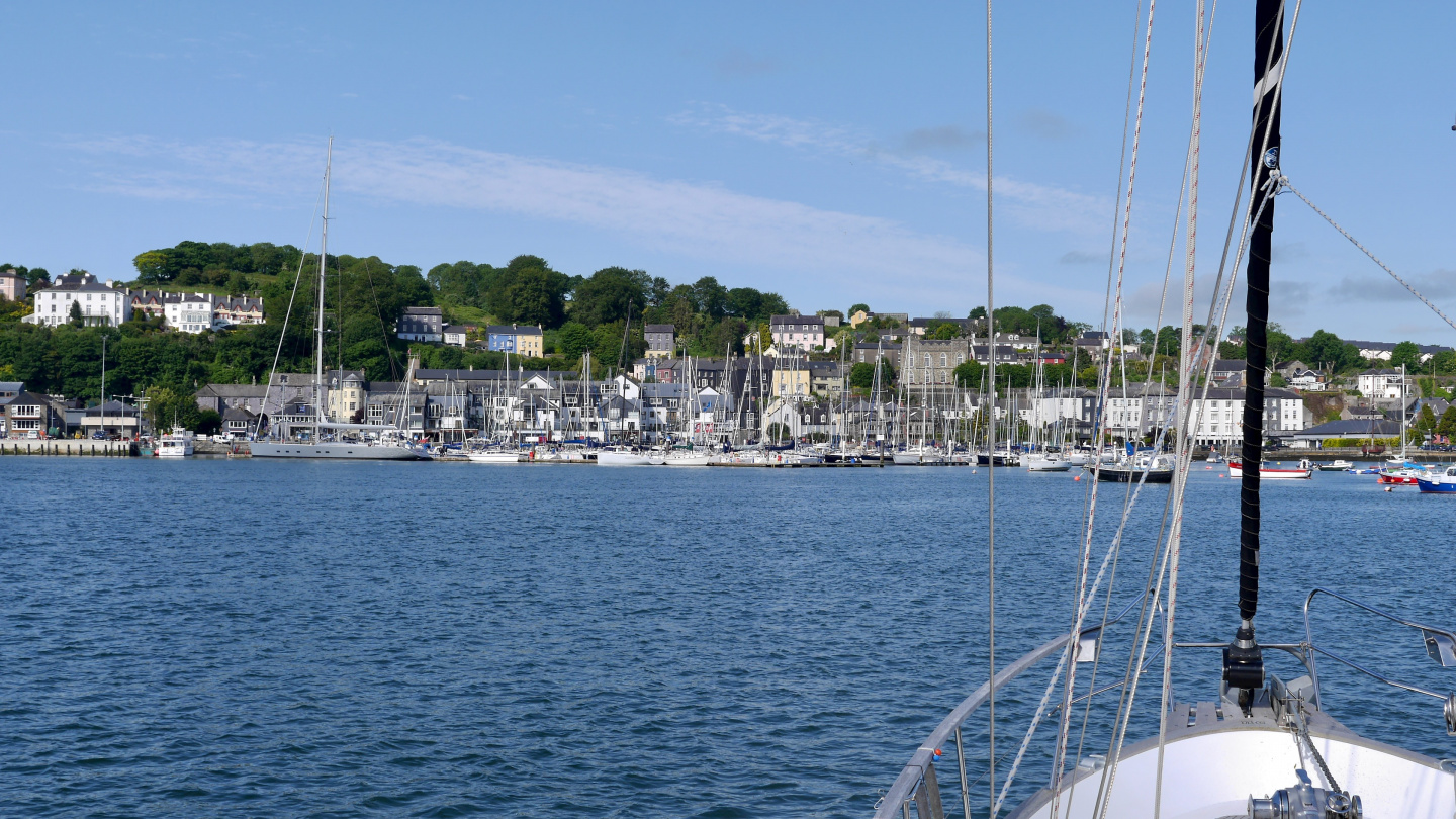 Suwena arriving in Kinsale in Ireland