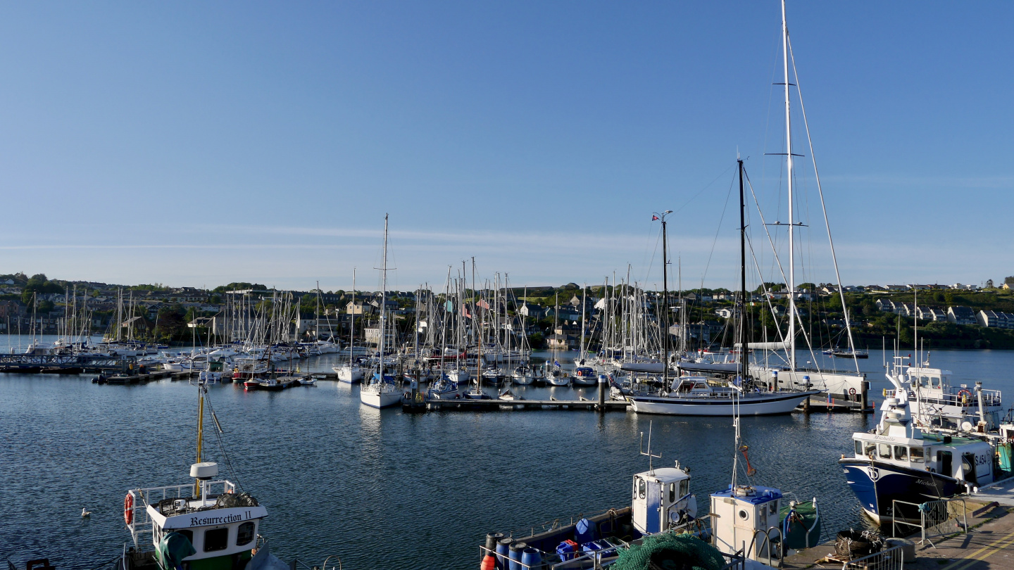 The marina of Kinsale Yacht Club in Ireland