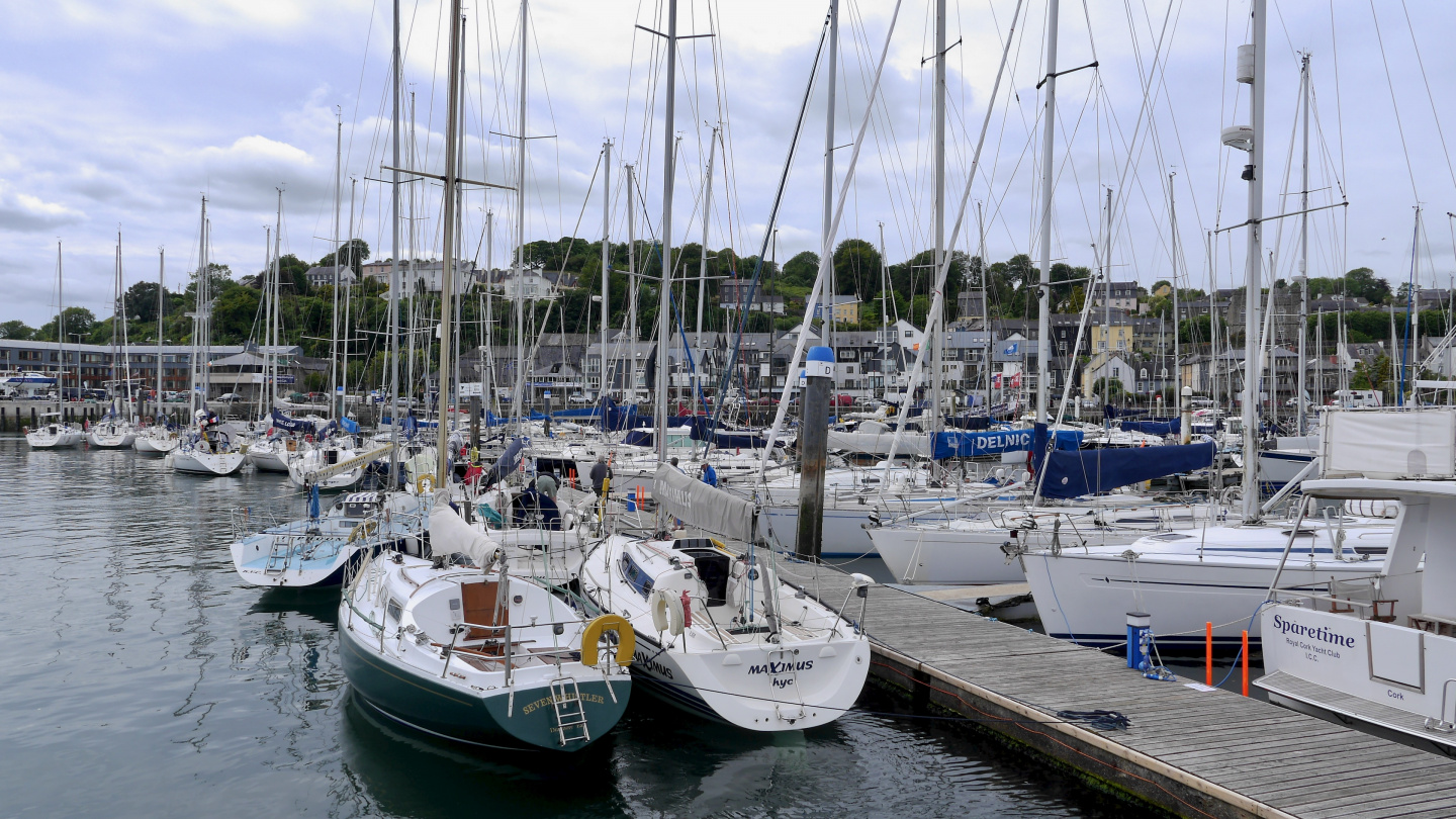 Departing from Kinsale, Ireland