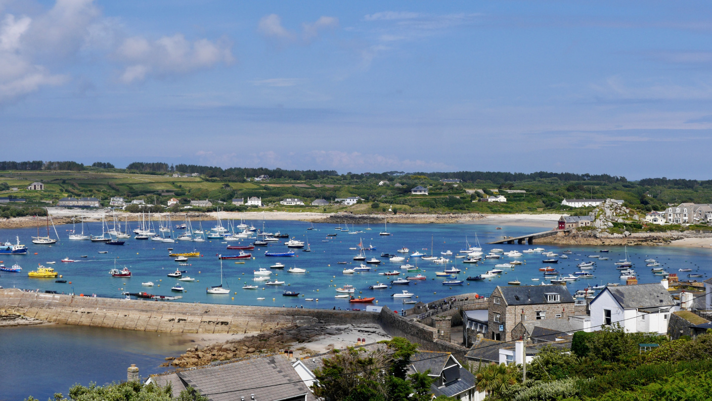 Anchorage on St Mary's Bay of the Isles of Scilly