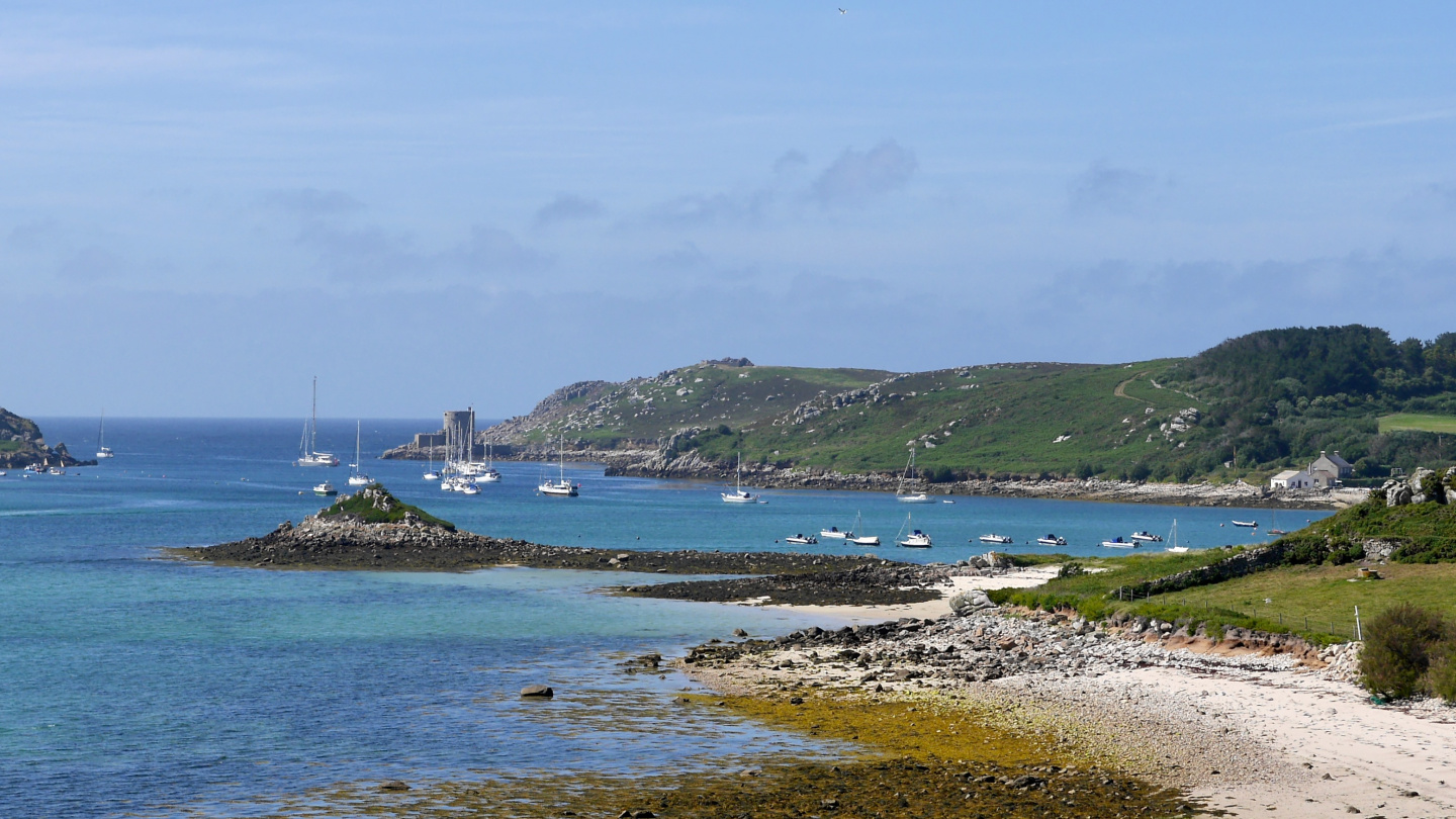 Anchorage of New Grimsby on the Isles of Scilly