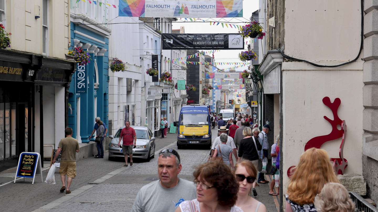 The main street of Falmouth