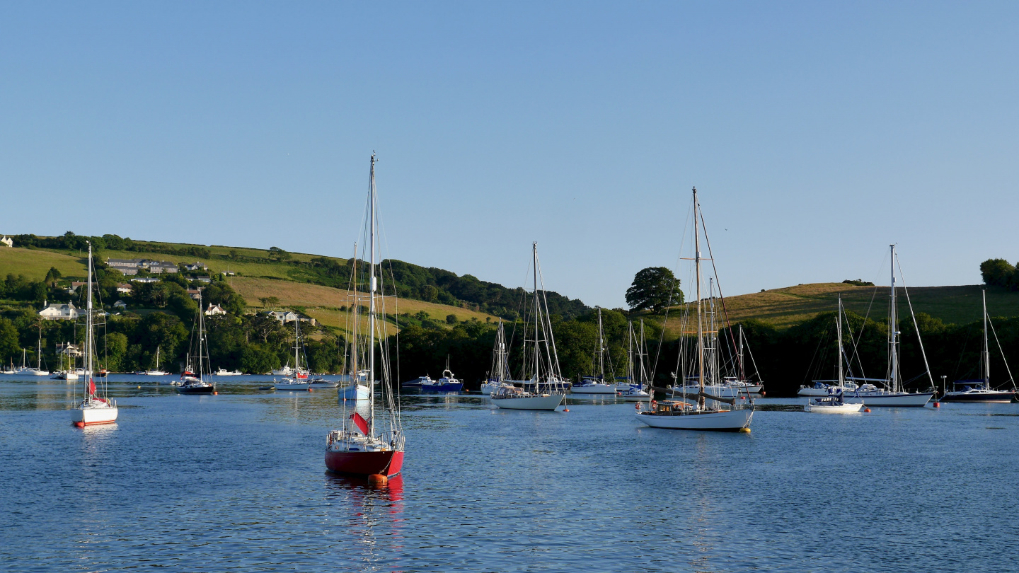 The anchorage of Salcombe