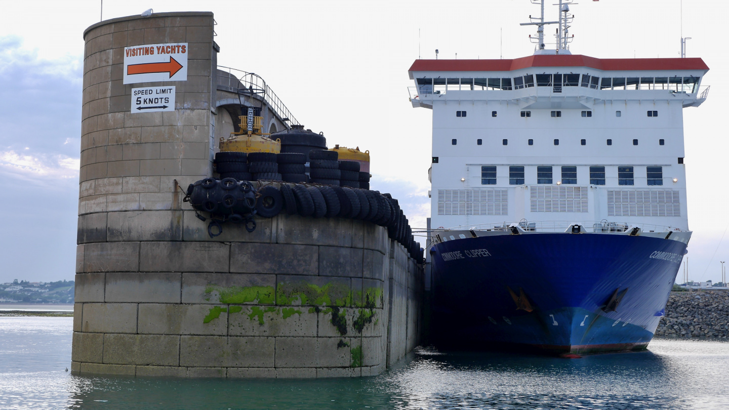 Commercial harbour of Jersey