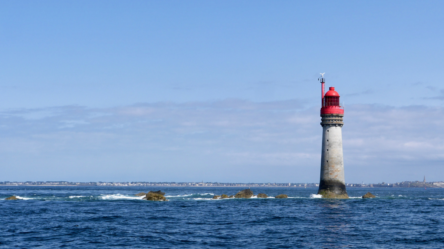 Lighthouse Grand Jardin in front of St Malo