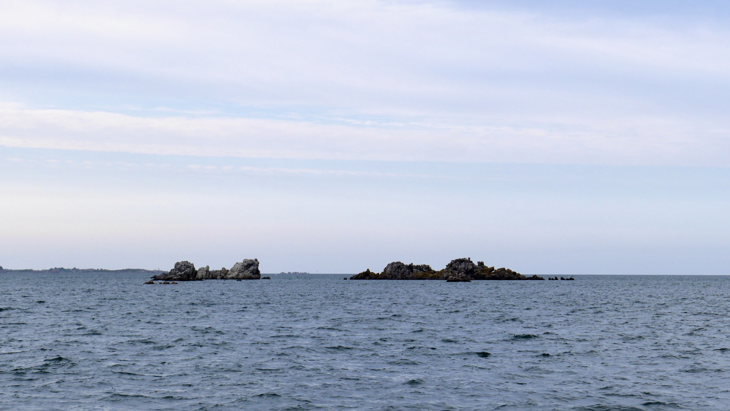 Rocks at the front of Paimpol