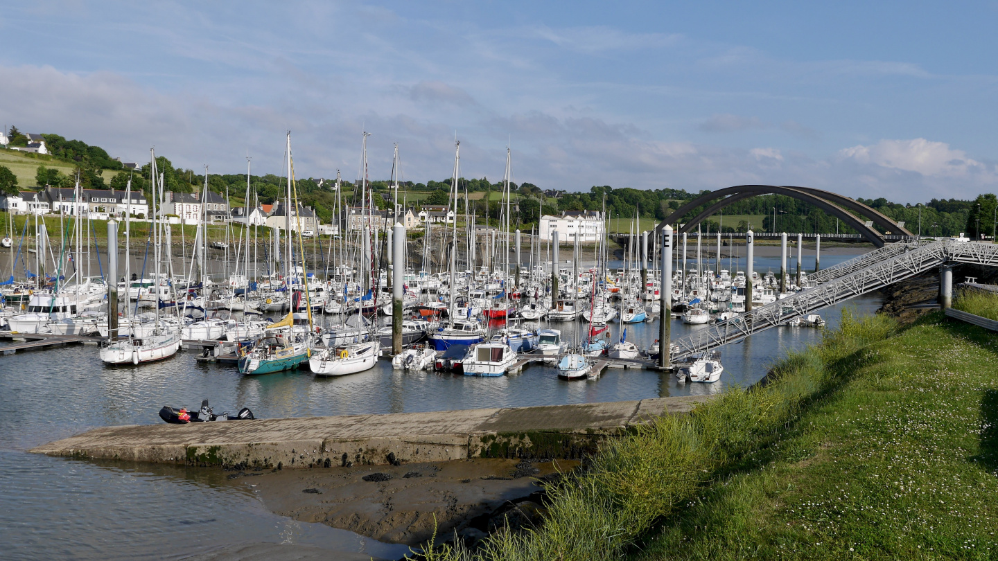 Tréguier marina in Brittany