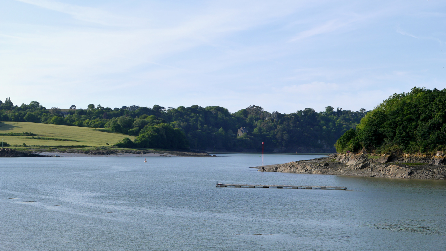 The river Jaudy in Brittany