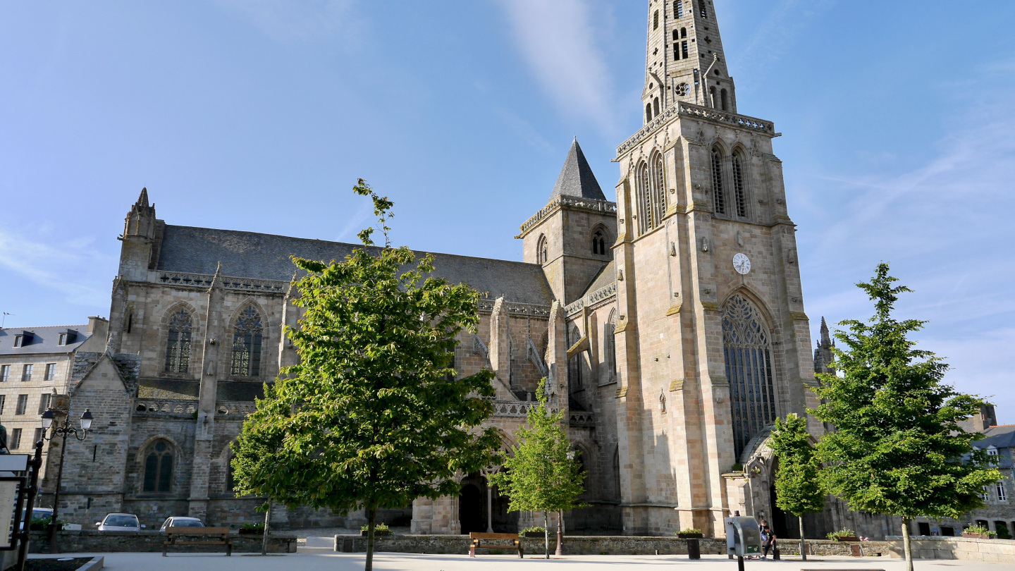 St Tudwal cathedral in Tréguier in Brittany