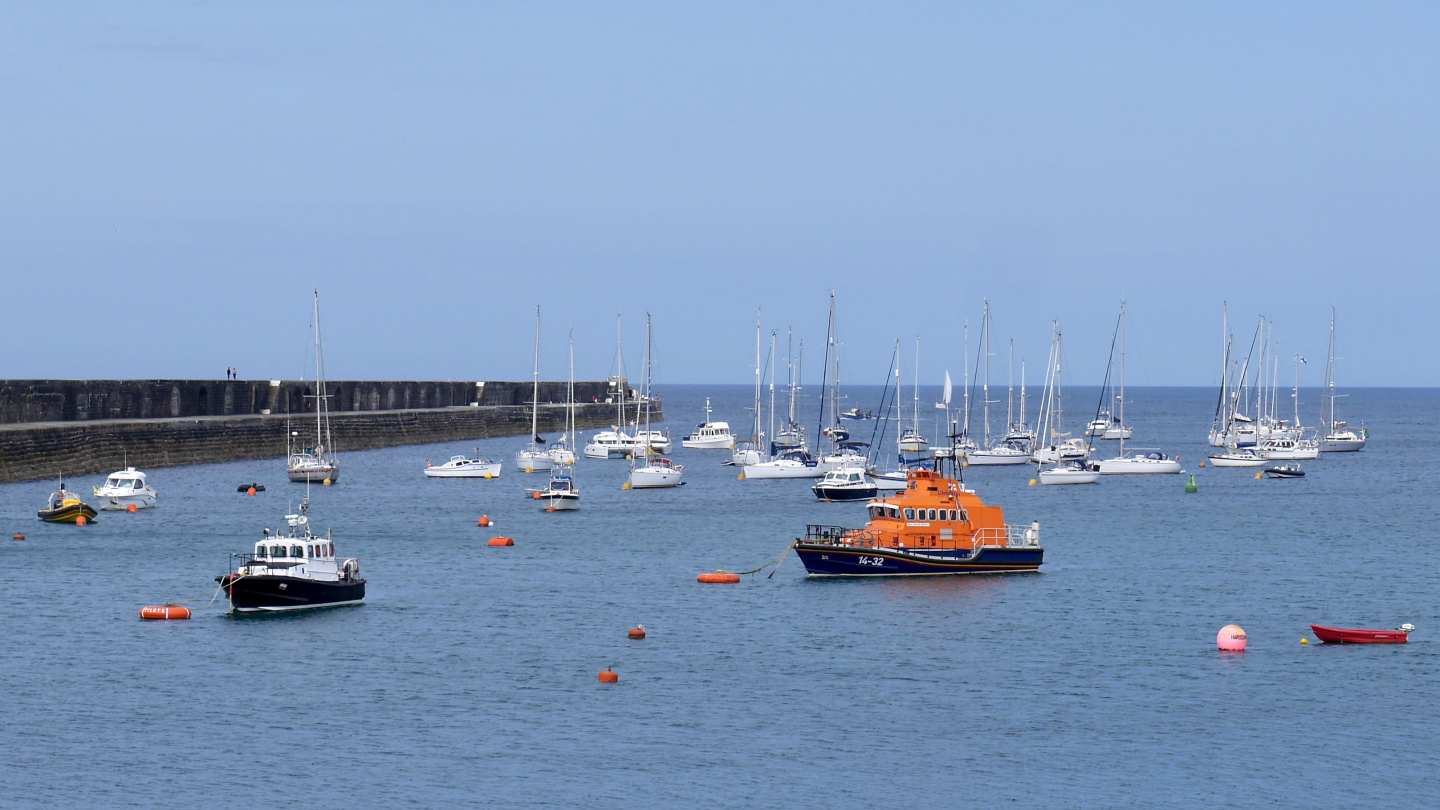 The Braye harbour of Alderney