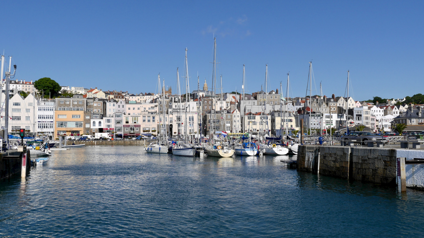 St Peter Port Guernsey, the Channel Islands