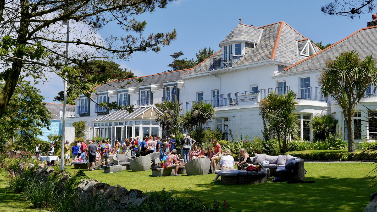 Hotel White House in the island of Herm