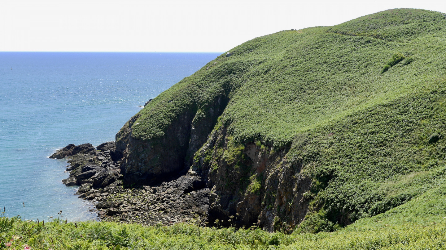 The south coast of the island of Herm