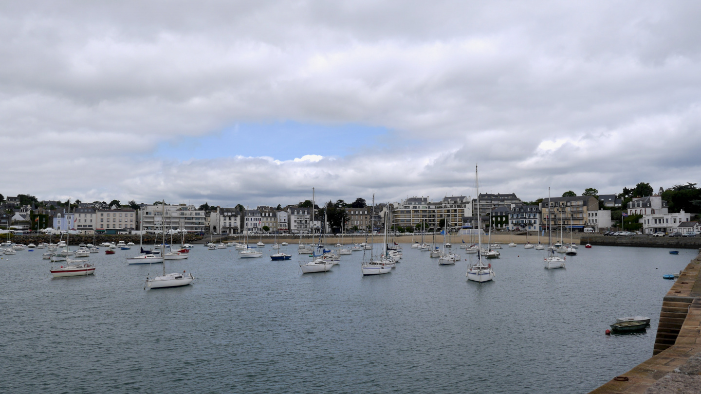 Drying harbour of Saint Quay Portrieux