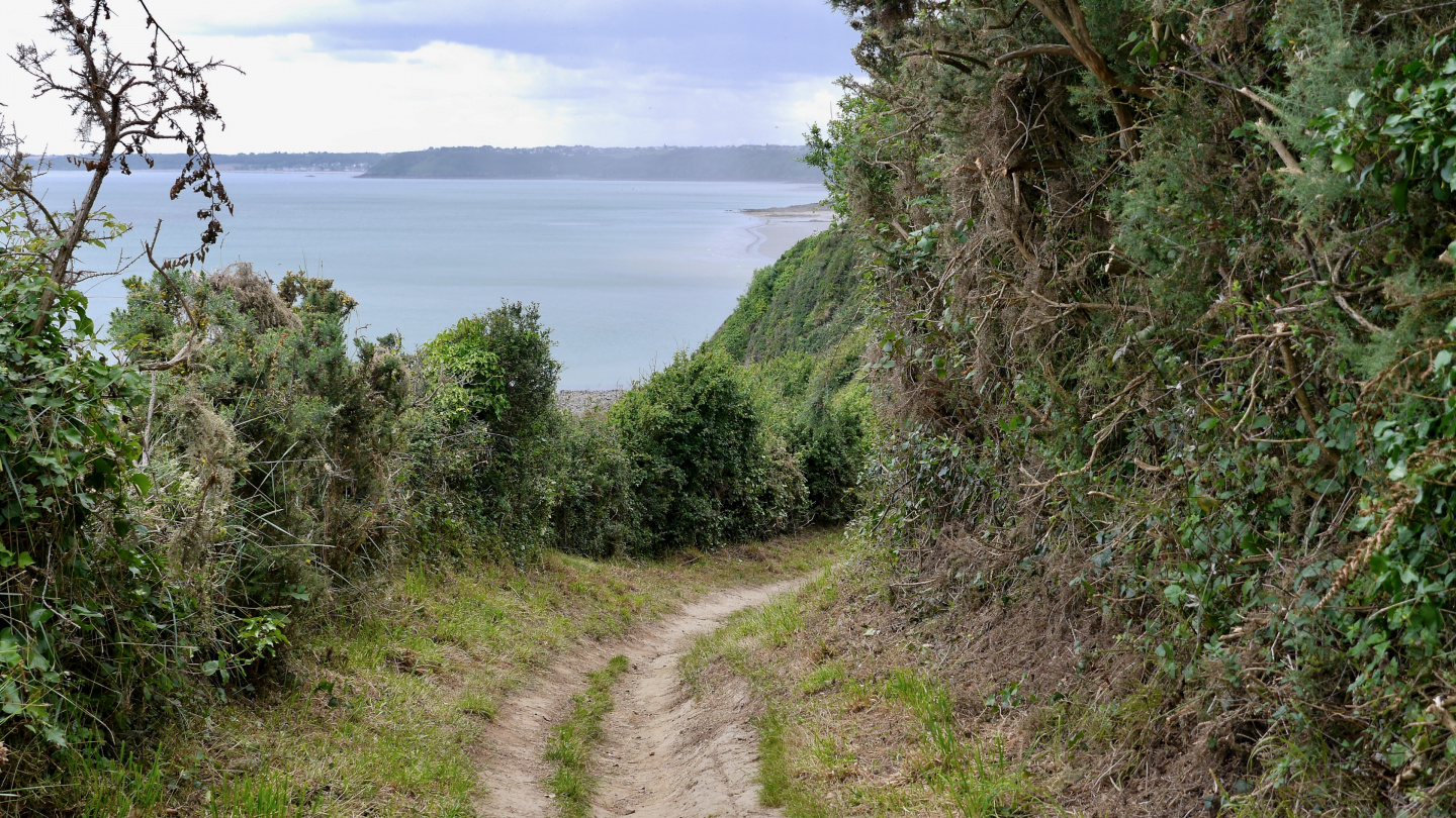 Coastal footpath in Brittany