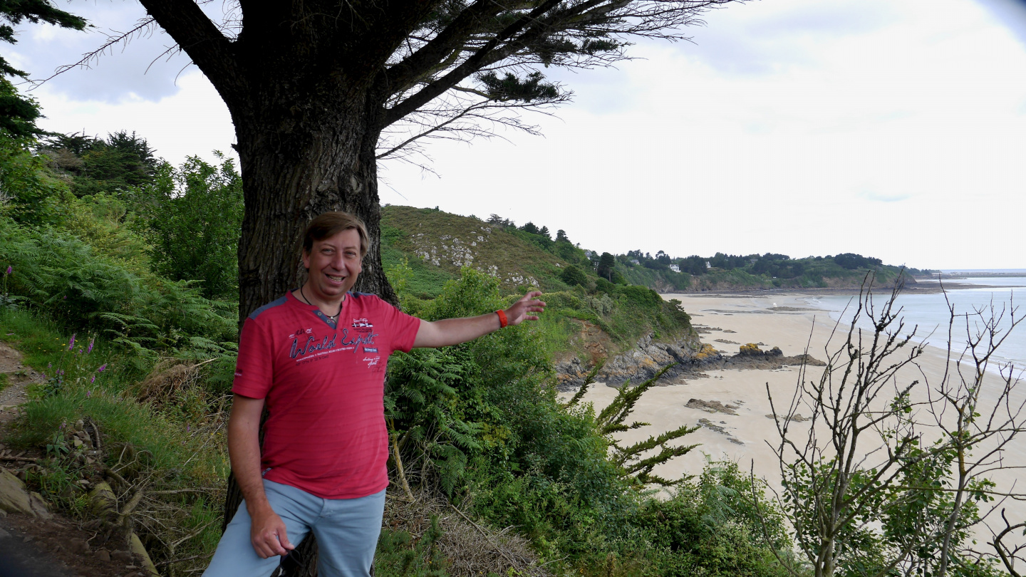 Andrus at the coast of Brittany