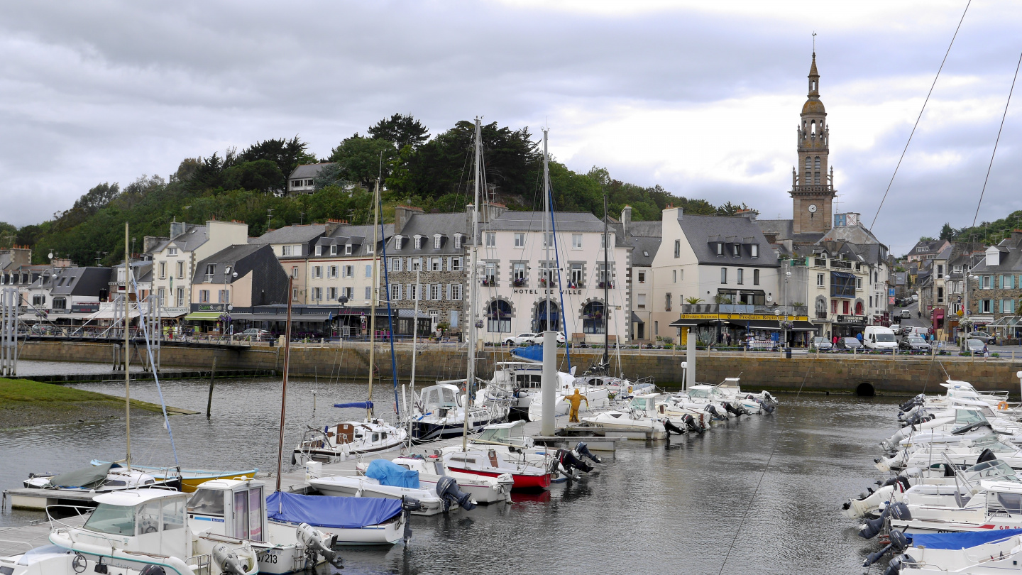 The town of Binic in Brittany