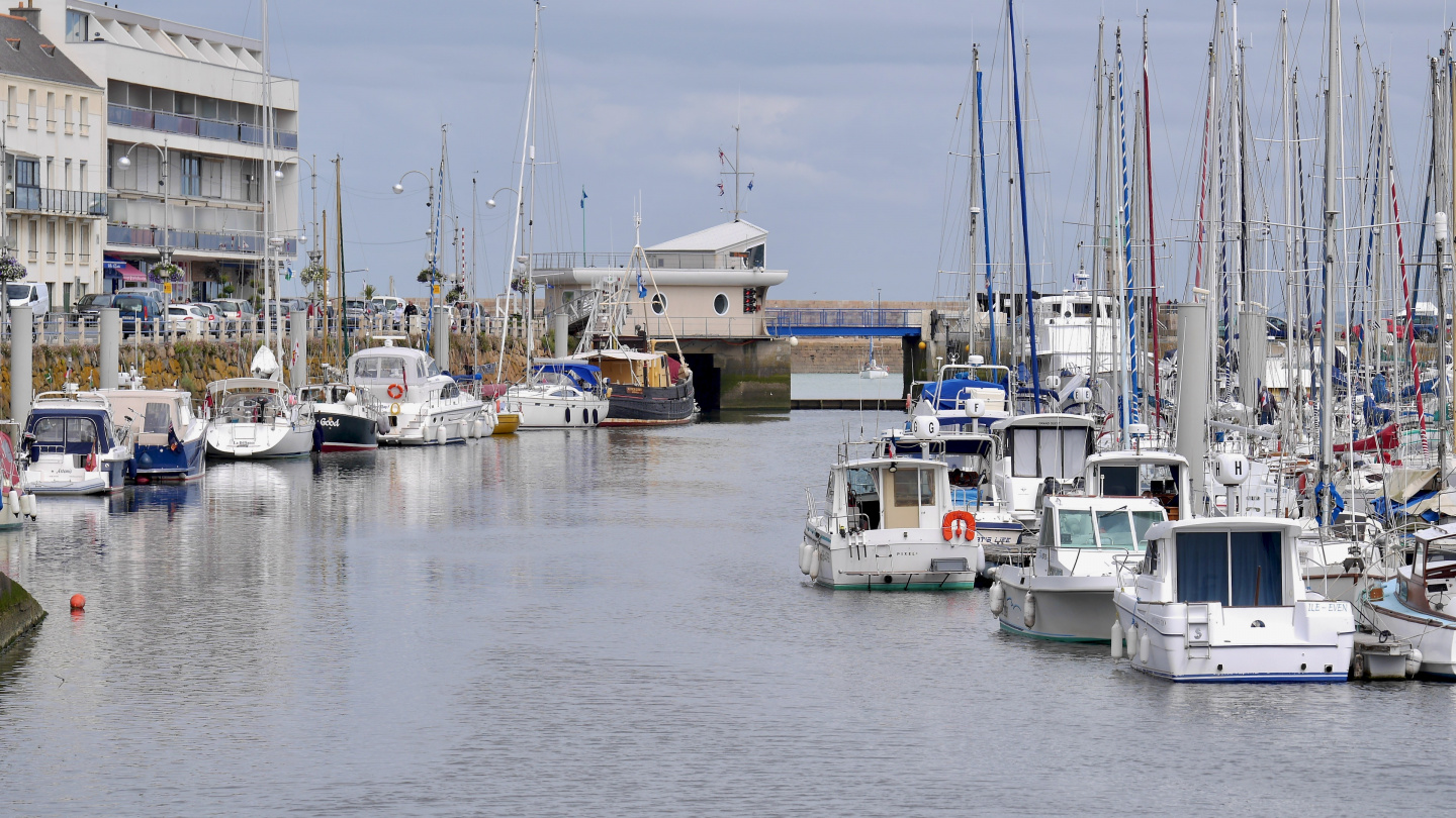 Harbour of Binic in Brittany