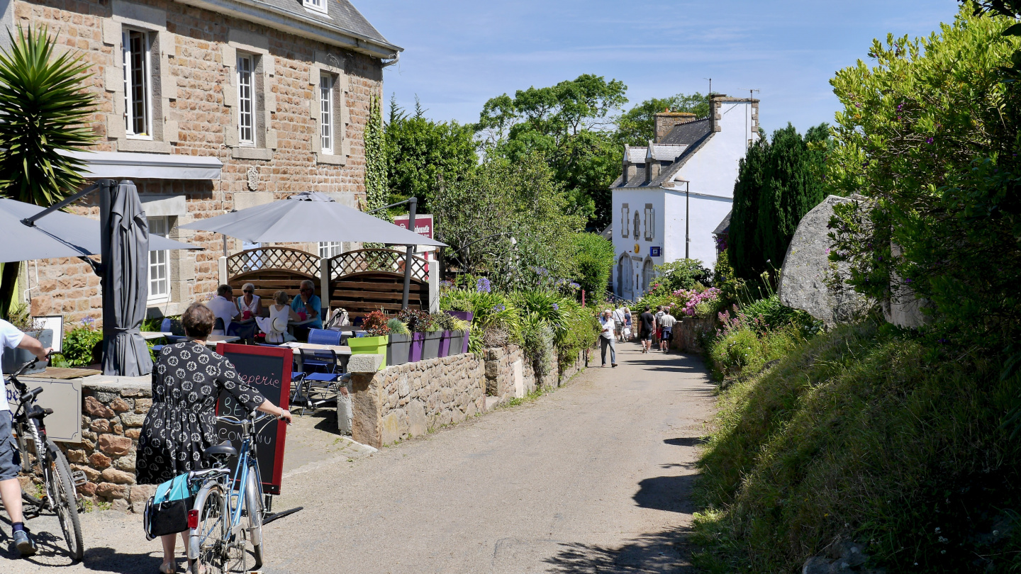 The southern island of Île de Bréhat in Brittany