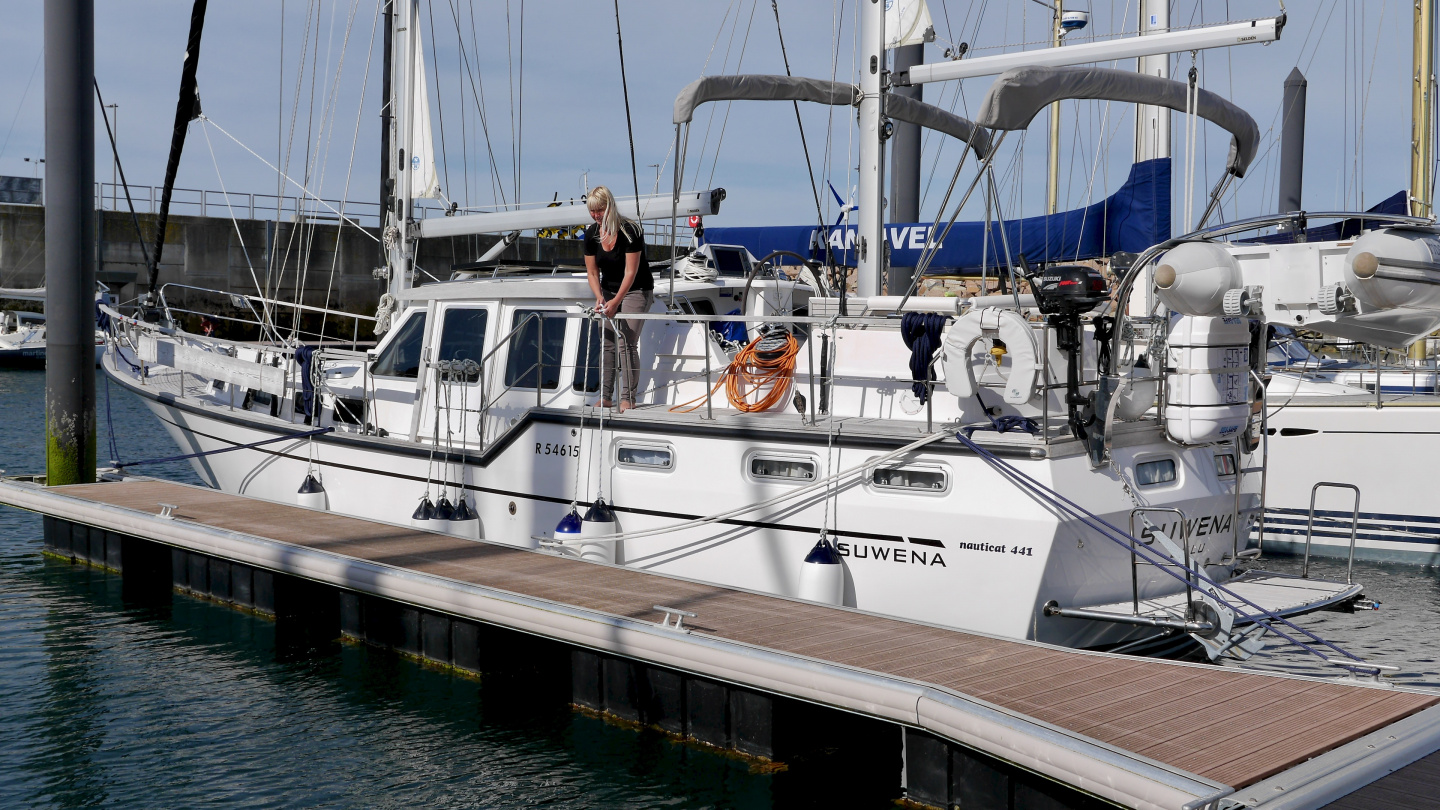 Suwena is ready for the summer cruise in Roscoff