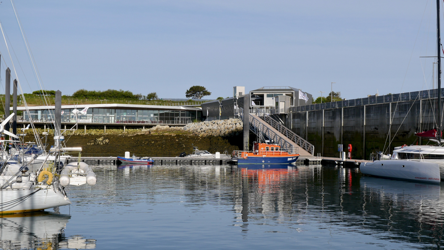 The Roscoff marina in Brittany