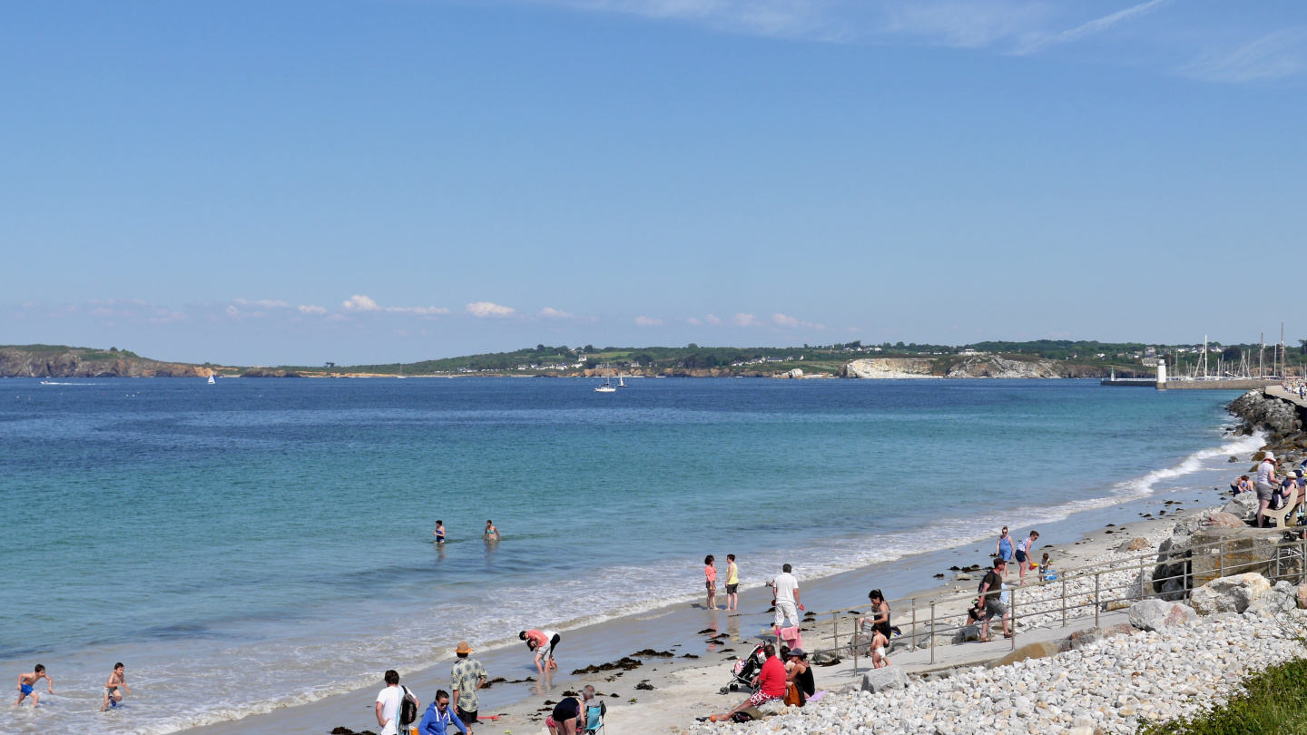 The beach of Camaret-sur-Mer, Brittany