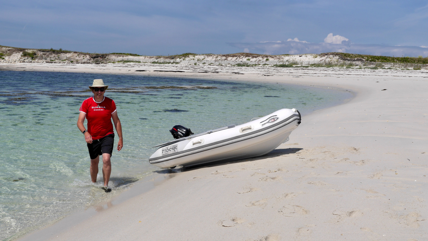 Andrus on the Glénan islands in Brittany