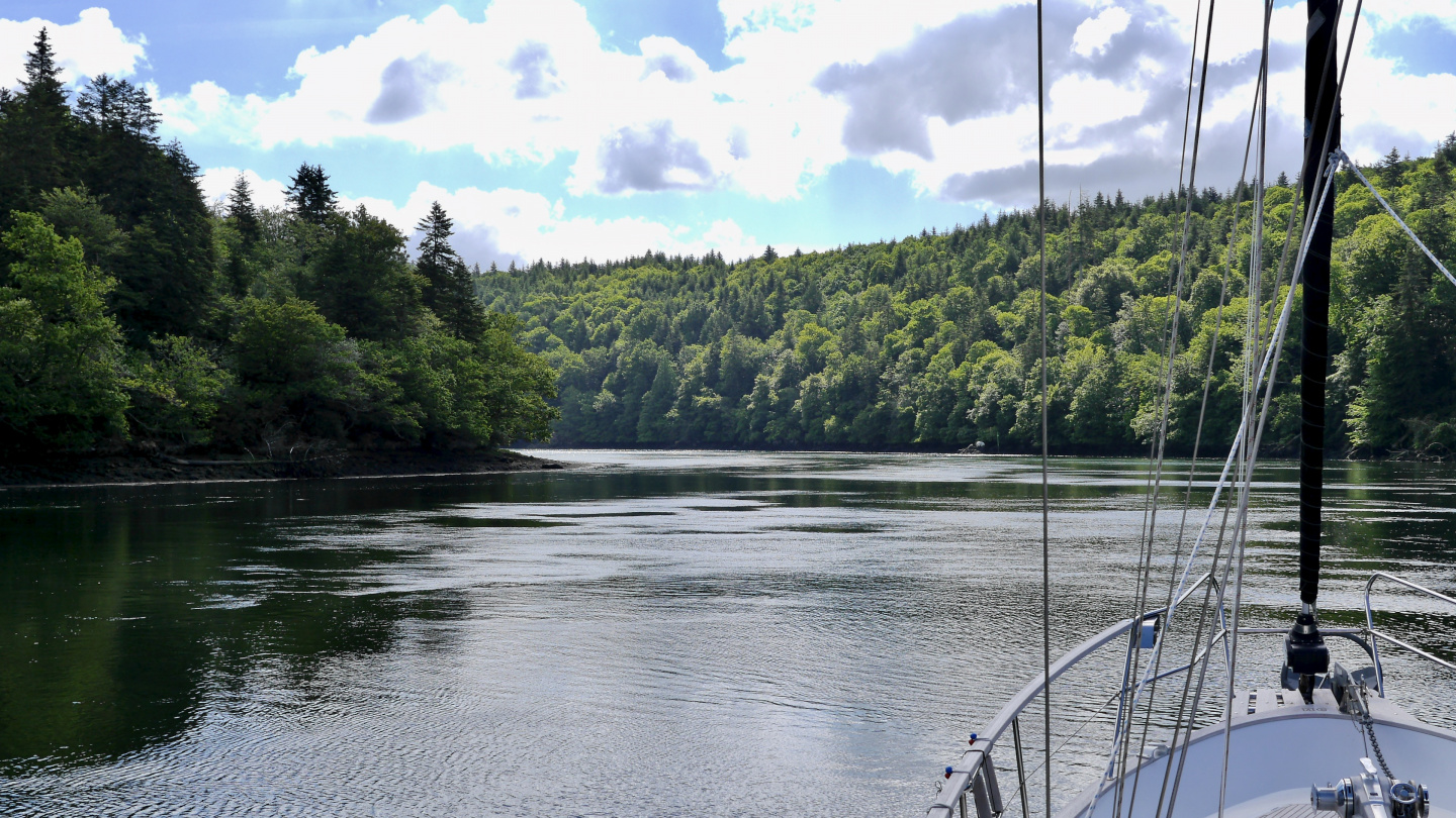 The river Odet in Brittany