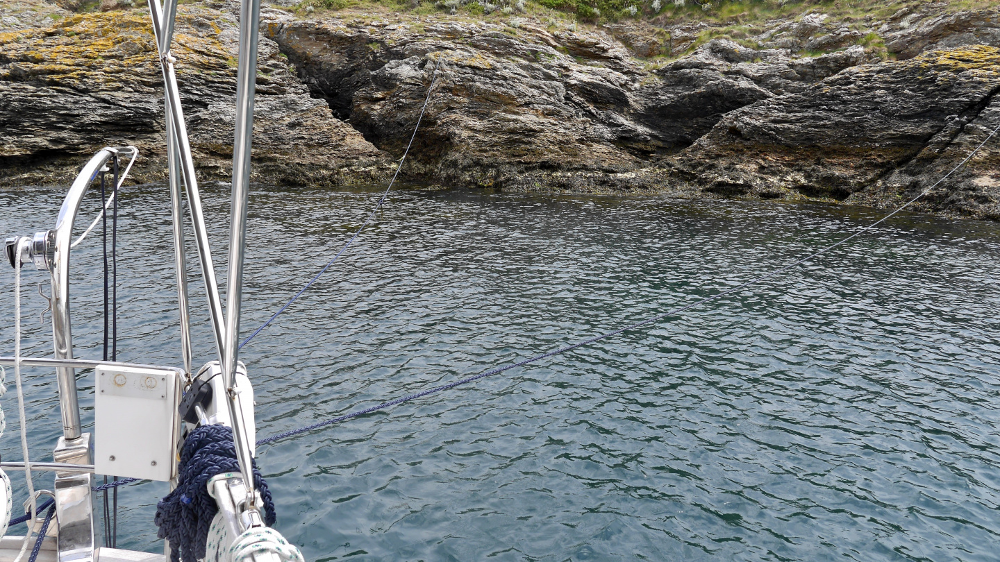 Suwenan peräköydet Stêr-Ouen lahdella Belle Île saarella Bretagnessa