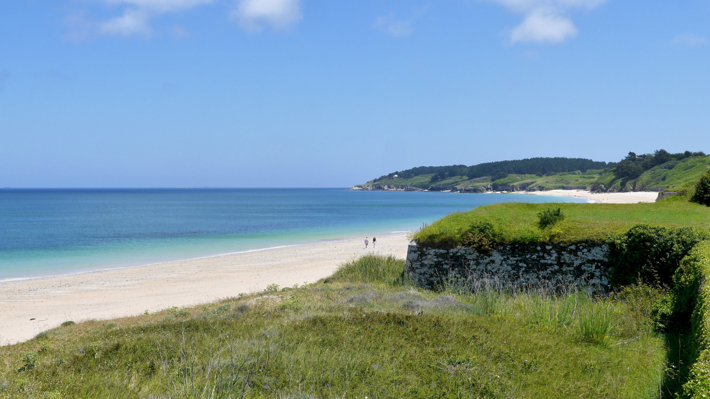 Beach on the island of Belle-Île in Brittany