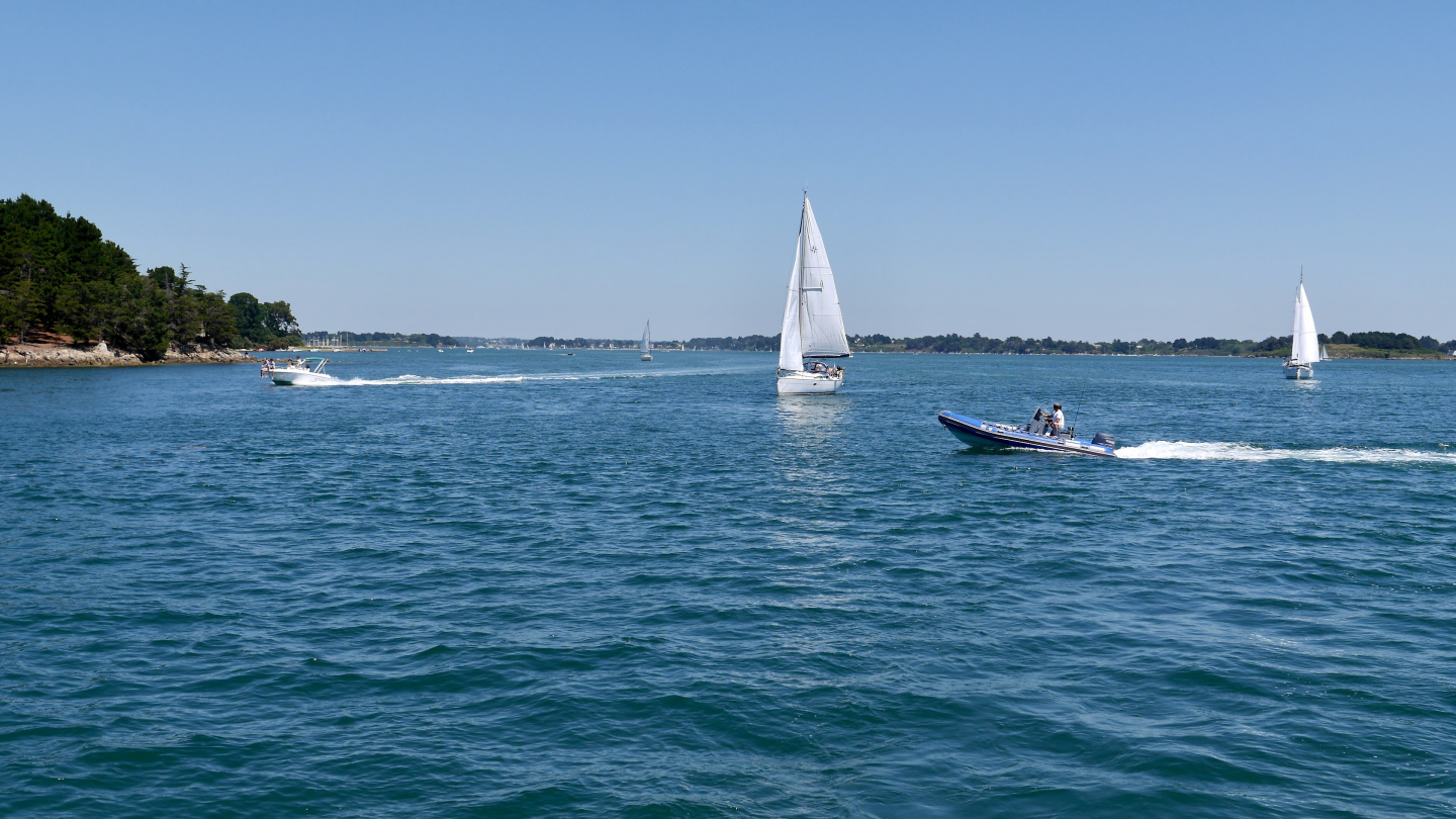 The Gulf of Morbihan in Brittany