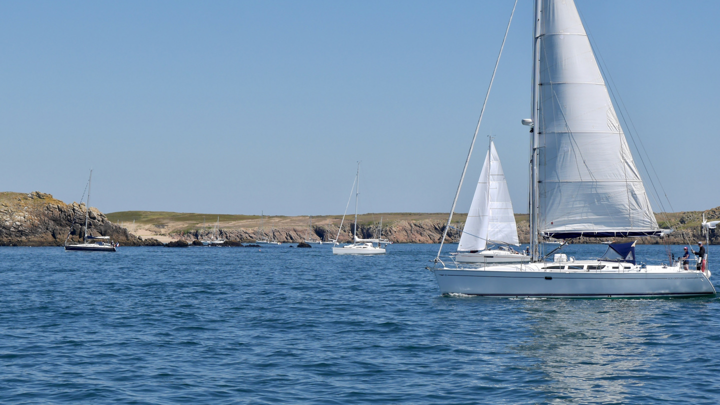 The island of Houat in Brittany