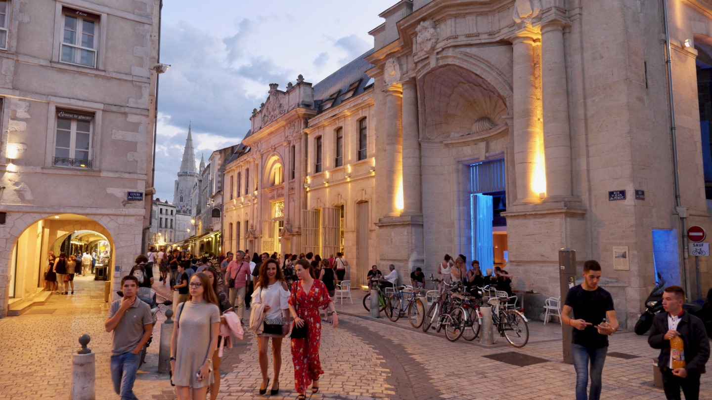 Roman quarter in the old town of La Rochelle